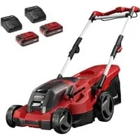 Akku-Rasenmäher-Set GE-CM 36/37 Li, 36Volt - Effizientes Akku-Rasenmäher-Set mit 37 cm Schnittbreite, ideal für Rasenflächen bis 400 m². Genießen Sie kabellose Freiheit und eine 6-stufige Schnitthöhenverstellung.
