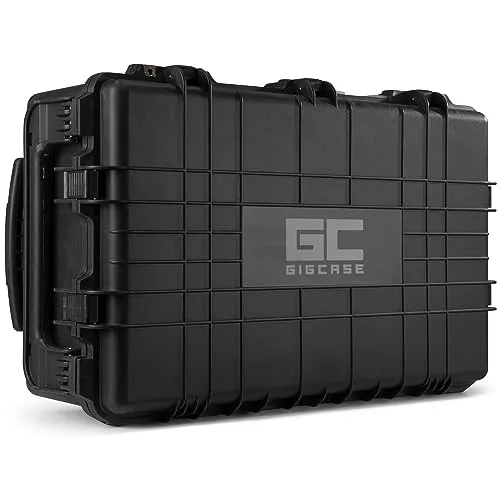 Power Dynamics GIGCase42T, Universal Outdoor Hartschalenkoffer, Trolley, Wasserdicht, Kamera Koffer mit Schaumstoffeinlage, Foto Koffer, Pistolenkoffer, Transportkoffer mit Schaumstoff und Rollen