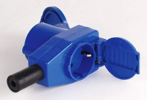 Carbest CEE Winkelkupplung + Schuko-Steckdose