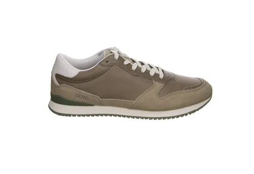 LLOYD Sneaker Veloursleder für Herren, Gr. 44, grün - Sportlicher Herren-Sneaker aus hochwertigem Veloursleder und Textil. Mit wechselbarem Fußbett und dämpfender Laufsohle für hohen Tragekomfort. Ideal für Freizeit und Casual-Looks!