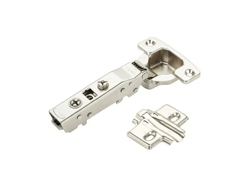 SO-TECH® Möbelbeschlag Topfband Master T52 110° inkl. Kreuzplatte mit Langlochverstellung (1 St), Eckanschlag 110° mit Dämpfer (Soft-Close), 3D-Verstellung