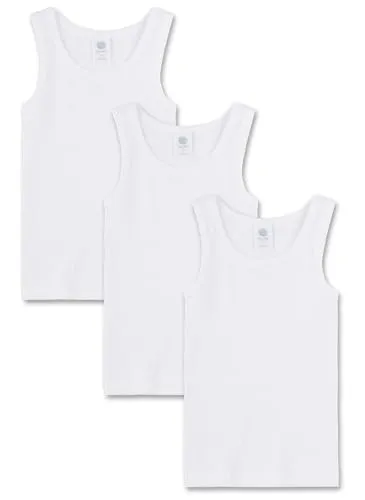 Sanetta Jungen-Unterhemd Dreierpack | Hochwertige Bio-Baumwolle für besten Tragekomfort - Kinder-Wäsche - Dreierpack aus GOTS-zertifizierter Bio-Baumwolle, hautfreundlich und bequem, ideal für stilbewusste Jungen.