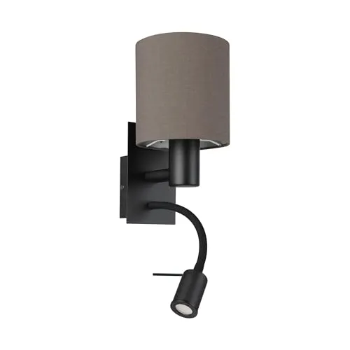 Pasteri schwarz: Elegante LED-Wandleuchte - Lampen und stilvolle Beleuchtung mit moderner LED-Technologie in Schwarzanthrazit, ideal für jedes Zuhause.