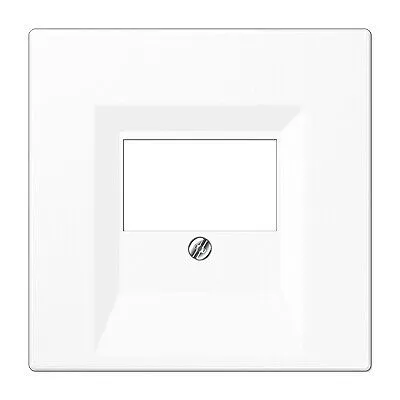 Jung Abdeckung LS969TWW für TAE-Anschlussdosen alpinweiß