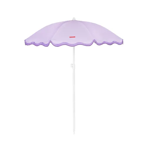 Sonnenschirm Strand Polyester 210x160cm Lila in pink von Flamingueo