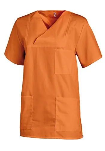 Schlupfkasack Unisex orange 08/769/03 - Größe III - XL - Arbeits- & Schutzkleidung, ideal für den Einsatz in Pflegeberufen, bietet Komfort und Bewegungsfreiheit während der Arbeit.