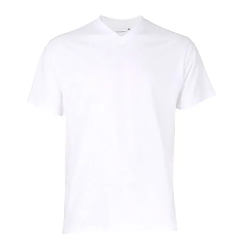 Götzburg Herren T-Shirt, Kurzarm, Baumwolle, Single Jersey, weiß Uni, 2er Pack S