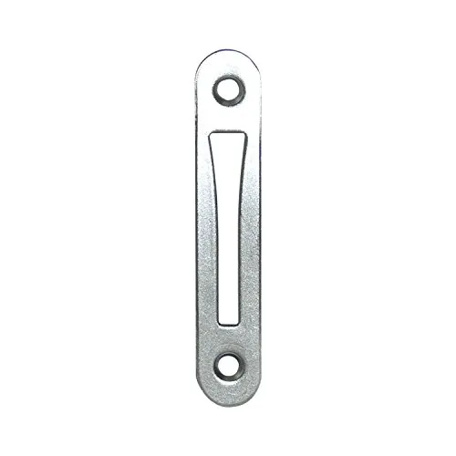 Schließblech zu Einstemmzunge, abgerundet, 85 x 15 x 1,25 mm, Stahl verzinkt, 1 Stück | Zubehör Beschläge Schlösser