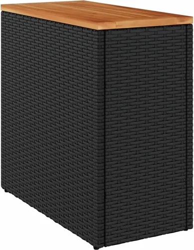 vidaXL Garten Beistelltisch aus Holz und Rattan von vidaXL