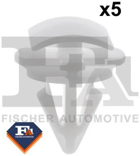 FA1 Clip, Zier-/Schutzleiste 11-40078.5 in weiß von FA1