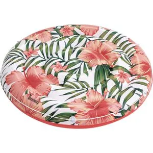 Bestway Aloha Luftmatratze 158 cm - Luftmatratze mit tropischen Blumenmotiven, strapazierfähigem PVC und umlaufendem Halteseil. Ideal für den Sommer, schnell aufgeblasen und leicht zu transportieren.