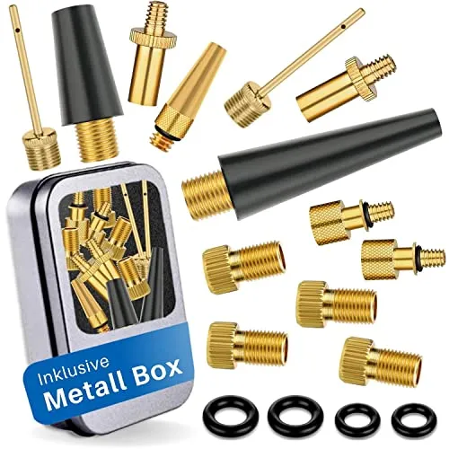 HiLo sports Fahrradventil Adapter Set [13 STK