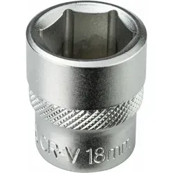 Stecknuss Sechskant 18mm 6 Kant 3/8