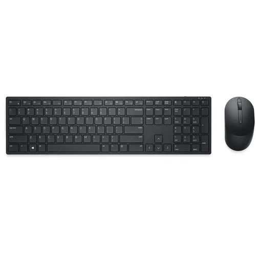 Pro Wireless Keyboard and Mouse Set - 580-AJRC (US International) - Kabelloses Tastatur-und-Maus-Set in Schwarz, 2.4 GHz, QWERTY, ideal für komfortables Arbeiten und 3 Jahre NBD Advance Exchange.