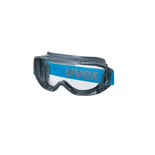 Uvex 9320267 Megasonic Schutzbrille - anthrazit/blau - Moderne Schutzbrille für optimalen Tragekomfort und klare Sicht. Ideal für den professionellen Einsatz in verschiedenen Arbeitsumgebungen.