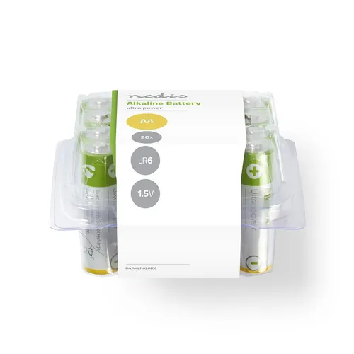 Nedis Alkaline Batterie AA - 1.5 V DC - 20-Pack