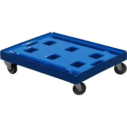 Transportroller Gigant Typ A – 400 kg Tragkraft, 2 Bock- und 2 Lenkrollen - Robuster Transportroller für schwere Kisten und Behälter. Ideal für Lager und Logistik, mit lebensmittelgeeignetem Rahmen und einfacher Reinigung.