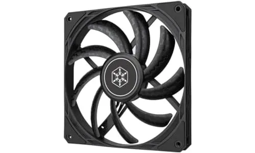 SilverStone Air Slimmer 140 mm Gehäuselüfter - Leiser 140 mm Gehäuselüfter mit nur 33 dB und einer Luftfördermenge von 82 cfm für optimale Kühlung und leisen Betrieb.