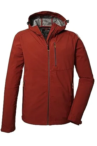 killtec Herren Softshelljacke/Outdoorjacke mit Kapuze KOS 259 MN SFTSHLL JCKT, rost, 3XL, 41367-000
