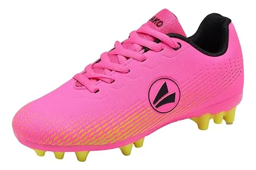 Jako Skill Fußballschuhe in Pink, Größe 32 - Herren-Fitnessschuhe für Natur- und Kunstrasen, atmungsaktives Mesh-Obermaterial und antibakterielle Decksohle für optimalen Komfort und Hygiene.