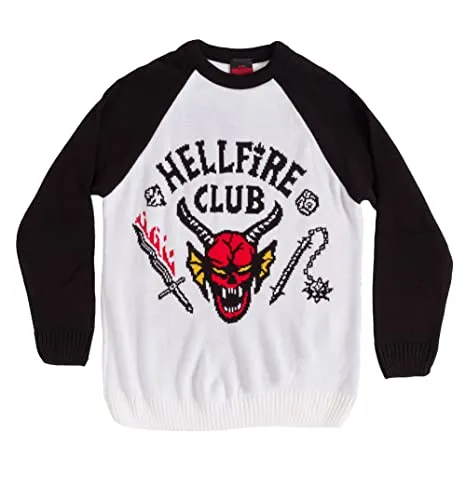 Stranger Things Sweatshirt Christmas Jumper Hellfire Club (L)