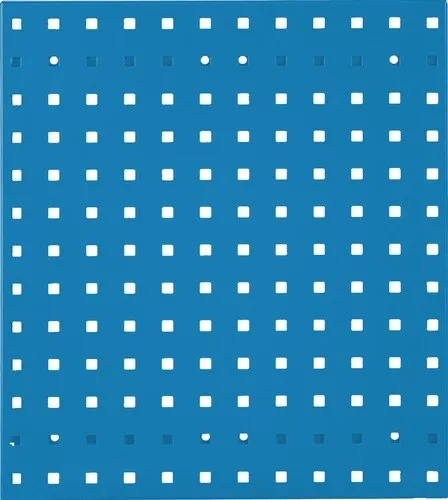 Lochplatte B450xL500mm himmelblau RASTERPLAN - Sonstige Elektroinstallationsartikel, flexibel und ausbaufähig – ideal zur Wand- oder Werkbankbefestigung, pulverbeschichtet und verstärkt für hohe Stabilität.