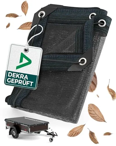 CargoVA Anhängernetz feinmaschig, 2 x 3m, mit Spanngummi und Ösen