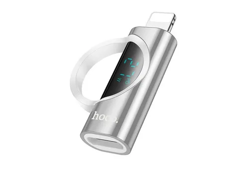 hoco. iPhone-Adapter (männlich) auf Typ C (weiblich) mit Display 2,4A 27W Adapter