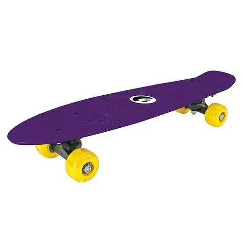 Skateboard lila PP Kunststoff 57x15cm Räder aus PVC ABEC 5 Kugellager 80 kg neu