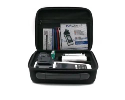 Water-ID Premium Aufbewahrungskoffer für PoolLab 2.0 - Wassertester für Pools: Robuster Transportkoffer mit gepolstertem Innenraum für optimalen Schutz Ihres Wasseranalysegeräts und Zubehör.