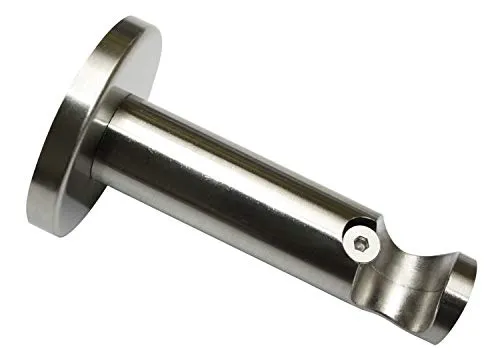 Gardinia Träger offen für Ø 16 mm edelstahl-optik 7,5 cm, Metall