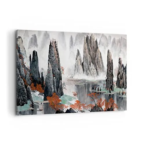 ARTTOR Bilder auf Leinwand 120x80cm