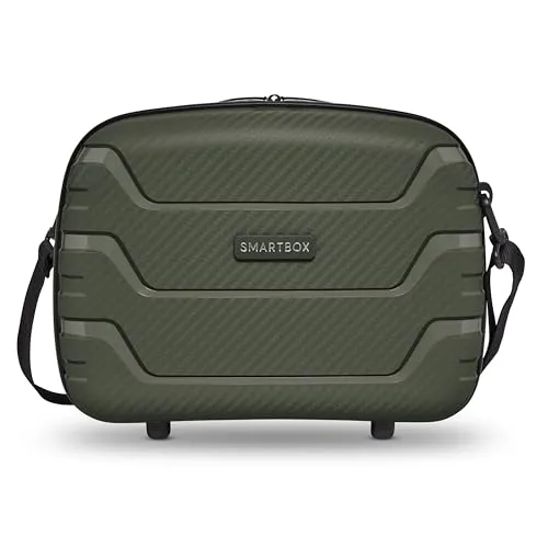 SMARTBOX Hartschalen Handgepäck Kosmetik-Koffer | Stabiles Beauty-Case mit Aufsteckfunktion | 34 x 17 x 27 cm aus leichtem Polypropylen (Edition 01)