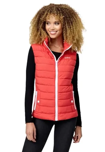 MARIKOO Damen Steppweste B995 - Leichte Übergangsjacke in vielen Farben - Funktionsjacken mit weichem Obermaterial und leichter Fütterung, ideal für Frühjahr & Herbst. Hoher Tragekomfort und viele Größen von XS bis 3XL.