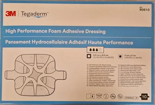 TEGADERM Foam Adhesive 8,8x8,8 cm 90610 - 10 St Verbände - Erste-Hilfe-Heftpflaster & Verbandsmaterial, besonders hautfreundlich und atmungsaktiv für optimalen Wundschutz.