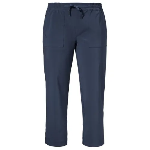 Schöffel Women's Pants Rangun - Leichte Damen-Shorts in Blau - Wanderhosen für Damen, ideal für Freizeitaktivitäten und Reisen, mit Stretch für optimale Bewegungsfreiheit. Hochwertiges Material für Komfort und Langlebigkeit.
