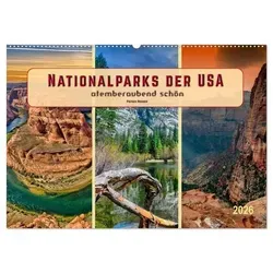 Peter Roder | Nationalparks der USA - Atemberaubend schön (Wandkalender 2026) - Entdecken Sie die Schönheit der 59 Nationalparks der USA in diesem hochwertigen Wandkalender 2026. Ideal für Naturfreunde und Reisende, bringt er ein Stück Natur in Ihr Zuhause.