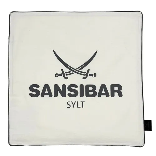 Kissenhülle SANSIBAR BL 45x45 cm weiß