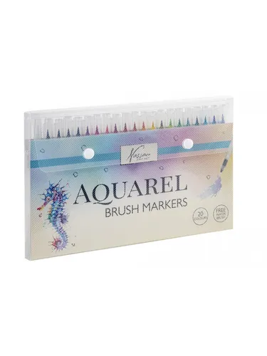 Nassau Aquarel Brush Markers Set mit Wasserpinsel