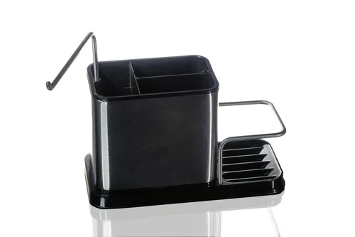 Spülbecken Organizer Edelstahl Küchen Aufbewahrung Küchenständer Schwammhalter