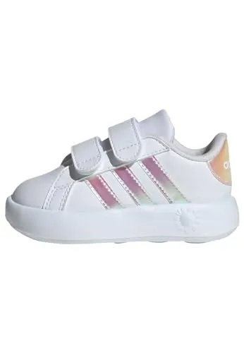 adidas Sportswear GRAND COURT 2.0 KIDS Klettschuh in grau von adidas