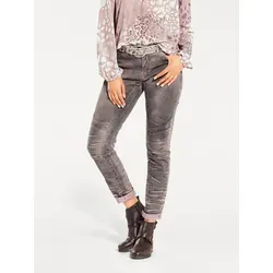 heine Jerseyhose Boyfriend Hose normal lila 38