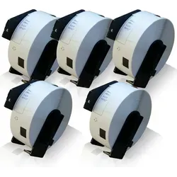 Print-Klex 5x kompatible Etiketten-Rolle kompatibel mit Bother DK-11201 P-Touch QL 1050 P-Touch QL 1050 N P-Touch QL 1060 N P-Touch QL 500 P-Touch ...