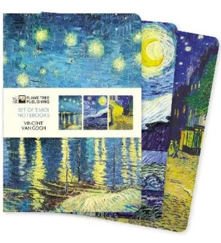 Vincent van Gogh Set of 3 Midi Notebooks (Notebook) Midi Notebook Collections