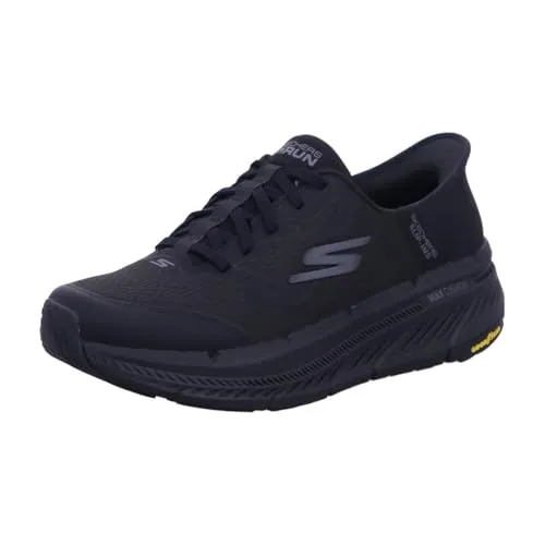 Skechers Herren Running Sports Shoes Schwarz 44 EU - Laufschuhe mit atmungsaktivem Obermaterial für optimalen Komfort und Unterstützung beim Laufen.