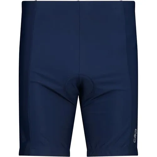 CMP Damen Stretch Radhose kurz - Größe XXS, blau - Kurze Hosen mit leicht gepolsterter Passform und Vier-Wege-Stretch für optimalen Komfort beim Radfahren.