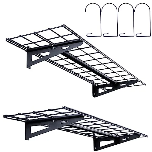 VEVOR Garagenregal Werkzeugaufbewahrung 1220x312mm in schwarz von Vevor