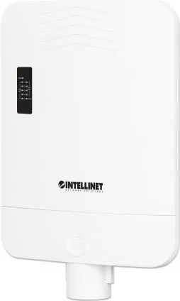 Intellinet 509220 Netzwerk Switch 10/100/1000MBit/s - Wetterfester 5-Port PoE-Switch für Außenbereich, ideal für IP-Kameras, mit PoE Passthrough für einfache Installation und hohe Reichweite.