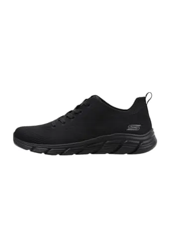 Skechers Bobs Bflex Lo-gracef 117591-BBK Damen Sneaker - Bequeme Sneaker mit veganem Obermaterial und innovativer Skechers Memory Foam-Dämpfung für optimalen Komfort. Ideal für lässige Styles und alltägliche Abenteuer.