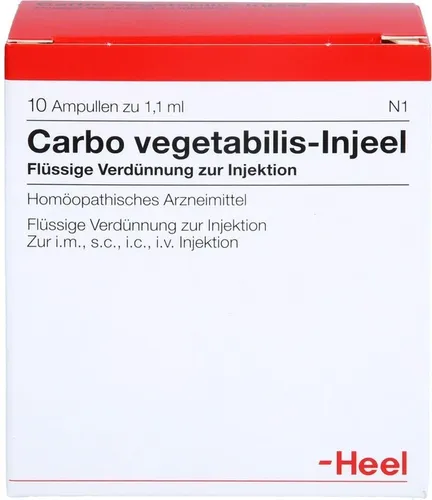 CARBO VEGETABILIS INJEEL Ampullen 1,1 ml
